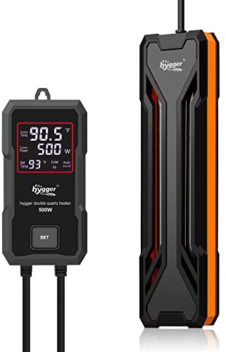 hygger Aquarium Heater for Large Fish Tank Tauchheizer Aquarienheizung Aquarium Heizung, Aquarium Heizstab mit LED Intelligentem Digitalanzeige Controller Tauch Aquarium Heizer Stabheizung-800W