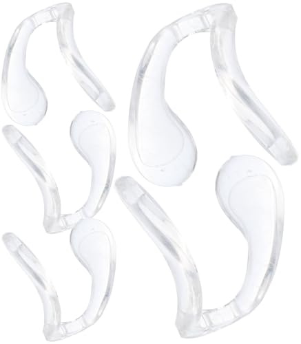 Lurrose U-Förmige Brillen-Nasenpads Brücke 5 Stück Silikon-Brillen-Nasenstützpads Rutschfeste Nasenstücke Für Brillen Weiches Plug-In-Brillenzubehör