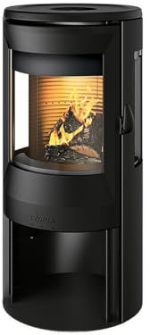 Poêle À Bois Acier 8kw Anthracite - P948837