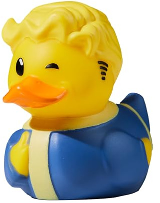 TUBBZ Fallout Vault Boy Gummiente-Vinylfigur, Sammlerfigur, Mini, 5cm | Offizielle Merchandise Artikel zur Fallout Videospielen: Vault Boy Mini Ente Vinylfigur, Geschenk und zur Dekoration