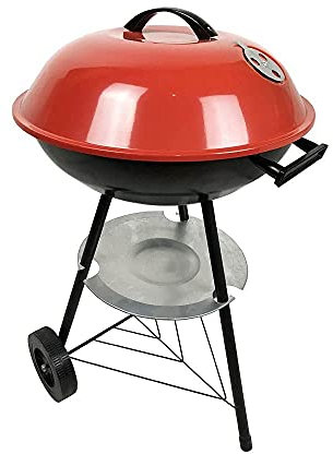 Plateau de Barbecue pour Gril à Charbon de Bois, Mini Nouveau Type de 14 Pouces, Trois Pieds avec Couvercle