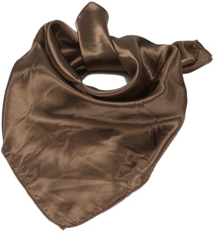 1 Stück 50x50cm Damen Seidenschal,Kleines Quadratischer Halstuch Einfarbiger Weicher Seidentuch,Satin Seidentuch Stola Seidenkopftuch Vintage Schal Elegante Silk Scarf Geschenk für Frauen,Grün