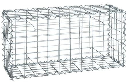 Gabione 100x50x30 cm Steingabionen Steinkorb Gabionenwand Drahtkorb Säule Säulen