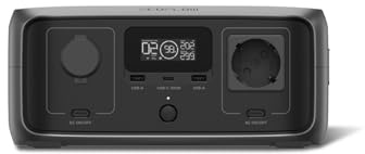 EF EcoFlow Station électrique Portable River 3 UPS 10 ms (Reconditionné) | 245 Wh, 600W de puissance de sortie, seuls quelques petits défauts dans l'emballage, le produit n'a pas été utilisé