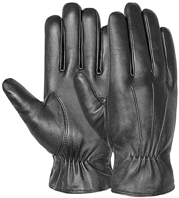 Reusch Lederhandschuhe Herren | warme Winterhandschuhe mit Wollfutter | weich, atmungsaktiv & elegant, klassisches Handschuhe für Beruf, Alltag & Freizeit, Größe S-XXL, Leather Glove Man