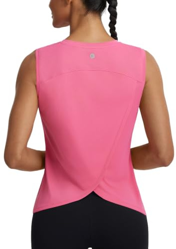 baleaf Gym Tops for Women Sleeveless Running Shirts Womens Workout Tank Tops