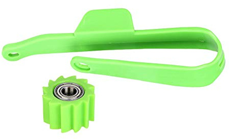 Tbest Motorcykel Chain Slider Bakre Skydd Högkvalitativt Hållbart Skydd Passar för ATV KLX Pit Racing Dirt Bike ABS Material Svart Färg