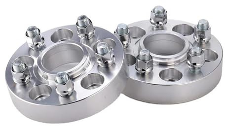 Spurverbreiterungen für BMW E60 E90, Nabenzentrierte Distanzscheiben, Nabenzentrierdichtung, Radnaben-Distanzscheiben, Radnaben-Distanzscheiben-Austauschsatz (Silber, 15 mm)