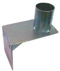 WBCM-60 Adattatore per montaggio a parete di specchi convessi, con staffa di fissaggio per palo da 60 mm
