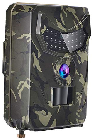 Perfeclan 12MP 4032 * 3024 Wildkamera Jagdkamera 120- Weitwinkel Infrarot-Nachtsicht wasserdichte IP56 Überwachungskamera für Outdoor, Garten, B, wie Beschreibung