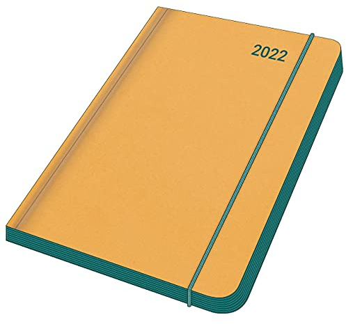 EMERALD GREEN 2022 - Diary - Buchkalender - Taschenkalender - 12x17: Midi Flexi Diary ColourLine