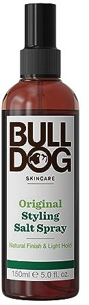 Bulldog Skincare Original Sea Salt Hair Spray for Men, Styling Men's Hair Spray, Light Hold, 150ml Spray Bottle