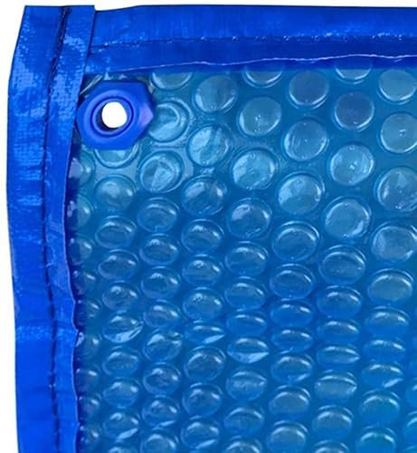 solarfolie Pool Abdeckung 4 * 8 M Blasen-Solar-Poolabdeckungen, Rechteckige UV-Schutz-Luftblasen-Wärmeisolationsfolie, Thermodecken-Poolabdeckung, wasserdichte Staubdichte Schutzabdeckung