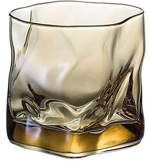 PEKJI Verre à vin créatif Verre Cristal Verre à Whisky Verres à Cocktail carrés 280 ML/9.5 oz pour Bar