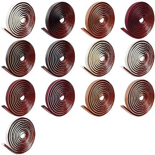 5M Flexible Zierleiste Selbstklebend Caulk Strip Deckenleisten PVC Dreieck Wandleiste Deckenkanten Fliesenkantenleiste für Wandkanten,Dichtungs Zierleisten Schrank 38 * 26mm (Braun)