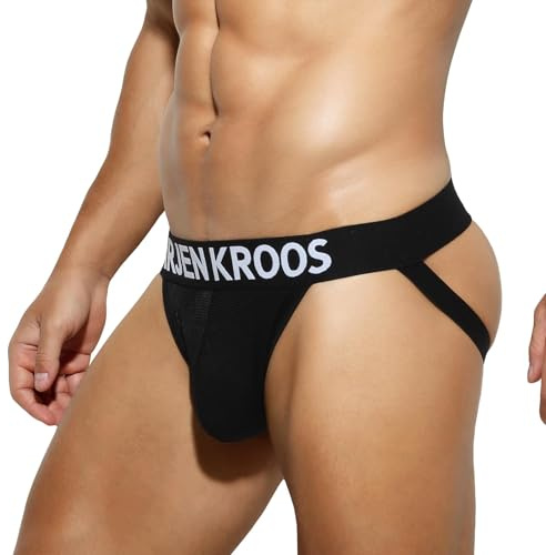 Casey Kevin Jockstrap Uomo Perizoma Traspirante Slip Sport String Thong Maschile Sospensorio Testicoli Intimo