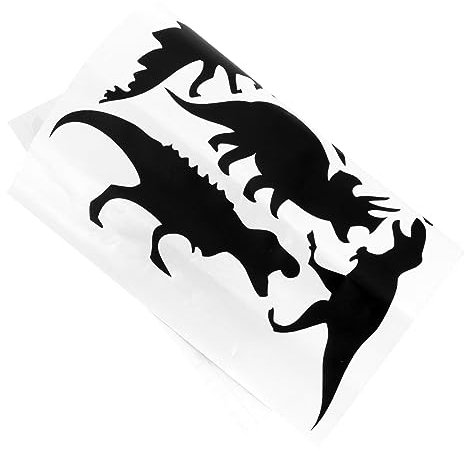 BESTonZON 2blätter Dino Wandtattoo Für Kinderzimmer Abnehmbarer Pvc Wandaufkleber Und Selbstklebend Kreative Dekoration Für Wohnzimmer Küche Und Mehr Für Dino-geburtstage Und