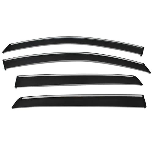 DZSQOMHGD Windabweiser Für VW Für Golf 7 Für MK7 2014-2018 2019 Seitensonne Regenabweiser Wetterschild Autofenster Visier Sonne Regenschutz Windabweiser Seitenfenster