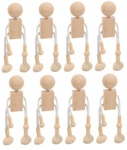 JOINPAYA 8stücke Teiliges Diy-bastelbedarf Für Puppenhaus-figuren Partydekoration Und Spielzeug Für Junge Mädchen Ab Jahren