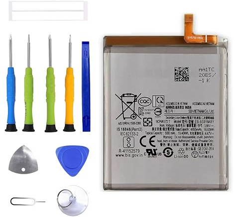 ERYNK EB-BS912ABY Batterie de remplacement pour Samsung Galaxy S23 SM-S911B SM-S911B/DS + kit d'outils