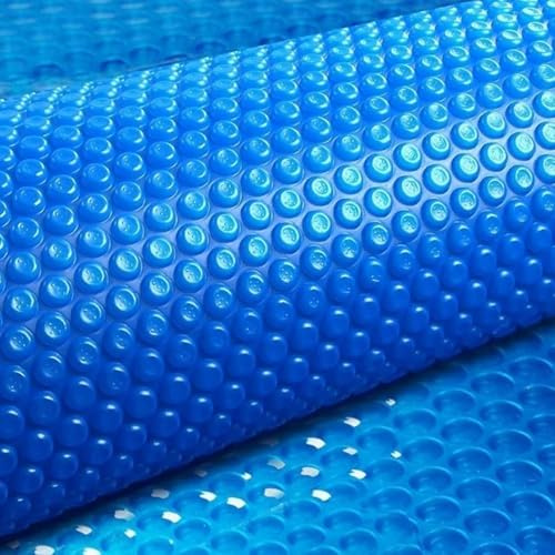 3 Pieds 6 Pieds 9 Pieds 10 Pieds 13 Pieds 16 Pieds 20 Pieds 23 Pieds 26 Pieds 30 Pieds 33 Pieds Couverture De Bulles D’Eau Solaire Piscine Ovale Ronde en Forme De Rein Robust, 8X8m/26X26ft