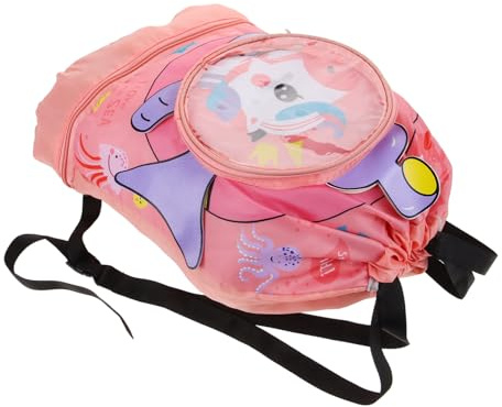TOYANDONA Bolsa De Natación Mochila Cordón para Piscina Niño Separación Seca y Húmeda para Deporte y Viajes