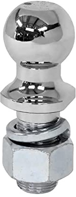 Enganche de remolque, Chrome Hitch Mount Tow Ball de 50 mm Capacidad de Dia Dia 5000 Lbs Piezas de remolque de acoplamiento Rv Accesorios de caravanas de campista