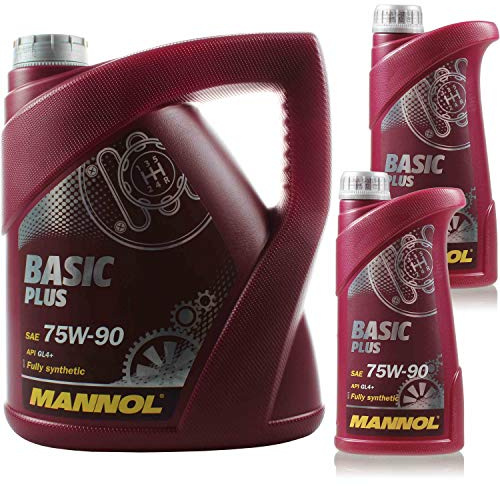 6 Liter Original MANNOL Getriebeöl Basic Plus 75W-90 API GL 4+ Gear Oil