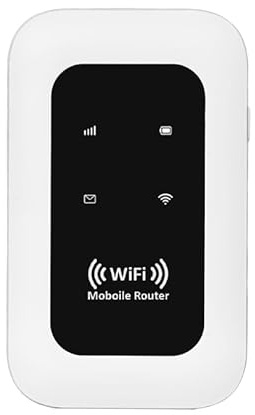 Router WiFi Portátil 5G Desbloqueado con Ranura SIM,Conexión para 10 Dispositivos,Cobertura 4G/5G,Compatible con Todos los Operadores, Sin Contrato,Ideal para Viajes y Negocios xk