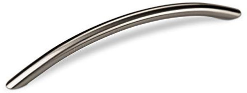 SOTECH 10er Set Möbelgriff TONY BA 128 mm Edelstahl gebürstet Bogengriff mit Höhe 32 mm und Durchmesser 10 mm