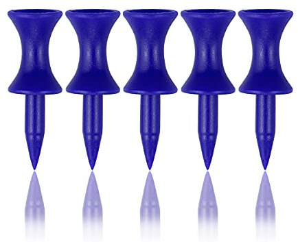 Zivisk Blue Castle Golf Tees Plastic 38MM 100 Count 1 1/2 inch