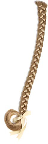 WIG ME UP - SA101-24B Geflochtener Zopf Flechtzopf mit Clip lang 50cm Blond Goldblond