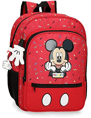 Disney It´s a Mickey Thing Sac à Dos Scolaire Rouge 30 x 38 x 12 cm Polyester 13,68 L