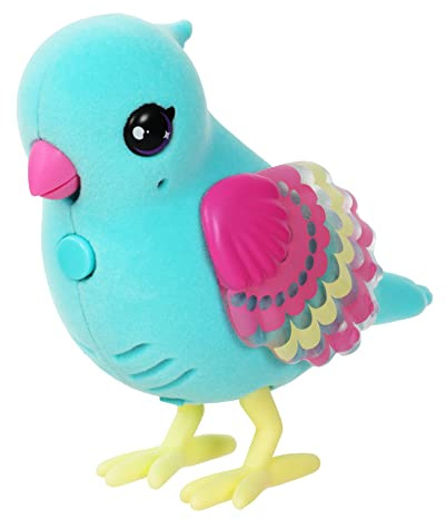 Little Live Pets 26403 Lil' Bird - Paquete Individual, pájaro de Juguete Interactivo, alas iluminadas, Repite lo Que Dices, Multicolor, más de 20 Sonidos
