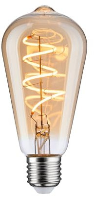 Paulmann 28953 LED Lampe Filament Kolben 5W Leuchtmittel dimmbar Gold 2500K Goldlicht E27