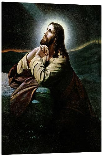 Posterlounge Christus am Ölberg Acrylglasbild 70 x 90 cm Wandbilder Wanddeko