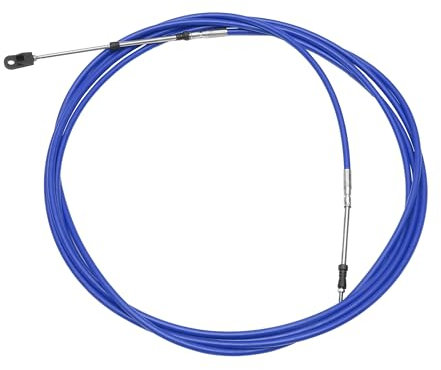 QUARKZMAN 600cm 20FT 33C/3300 Marine Boot Gas- und Schaltzug Blau