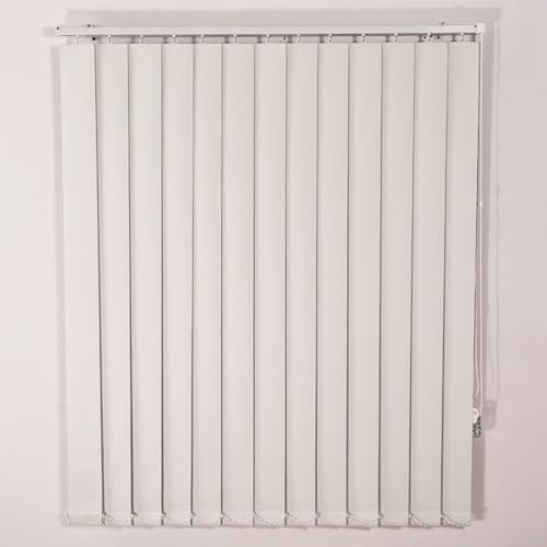 X1NGFU Vertikal Lamellenvorhang Vertikaljalousie,Verdunkelungslamelle Schiebevorhang Streifenvorhang Flächenvorhang,Sonnenschutz& Hitzeschutz,Anpassbar Farben,Breite X Höhe (130cm x 220cm)