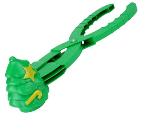 Generisch Schneeformen, Schneeballmacher - Schneeball-Clip,Outdoor Winter Spielen Schnee Spielzeug Weihnachtsbaum Geformt Schnee Ball Maker Clips für Kinder Schnee Ball Kampf Player