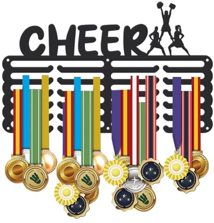 SUPERDANT Sport Medal Hanger Display Sport Award Metal Holder Rack Medal Holder Display Medal Rack Wall Mounted Race Medal Hanger Geschenke für Sportler und Kinder