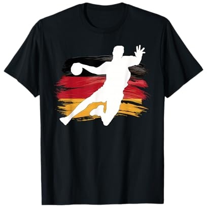 Handball Deutschland Trikot Handballspieler Handballspiel T-Shirt