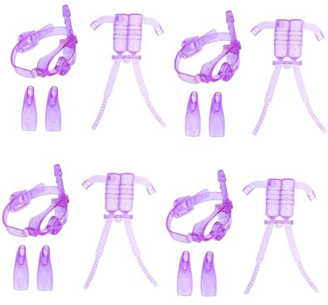 VICASKY 11 Zoll Puppentauchset Kunststoff-tauchausrüstungssatz Zylinder für Puppen