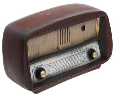 UPKOCH Vintage Gramophone Ornament Retro Music Decor for Home Desk Stylish Fake Phonograph for Living