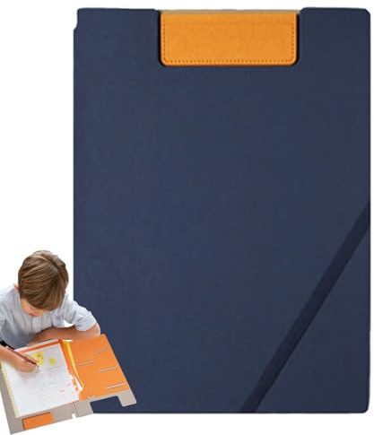 DAWCBVJQ Presse-papiers A4 avec étui pour écriture, presse-papiers A4 pour écriture, dossier de notes infirmières, organisateur de clip pour bloc-notes pour documents, tableau de notes pour fichiers,