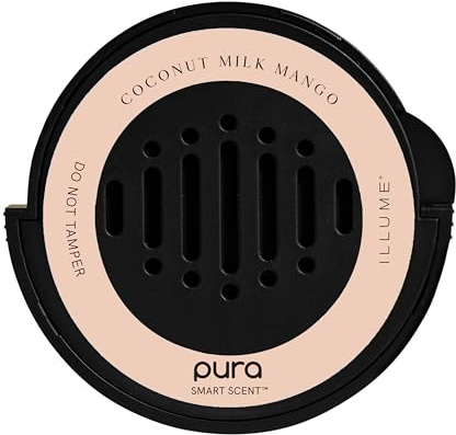 Pura Car Scent Refil - Luxury Fragrance for Smart Diffuser - Long Lasting Scent for 30 Days - Clean & Safe Fragrance for Car - Coconut Milk Mango