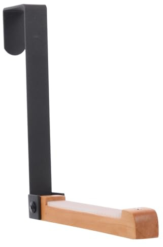 Veemoon Organisateur Suspendu pour Vêtements et Manteaux, Crochet Multifonction en Fer Noir, Porte-manteau sans Perçage pour Porte Arrière, Support Gain de Place pour Paquet, Chapeaux