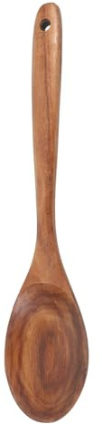 Cuillère Cuisine à Manche en Bois, Grosse Capacité, Bois | Cuillère en Bois, Antiadhésive, Nettoyage Facile, Ergonomie Confortable, Usage la Cuisine