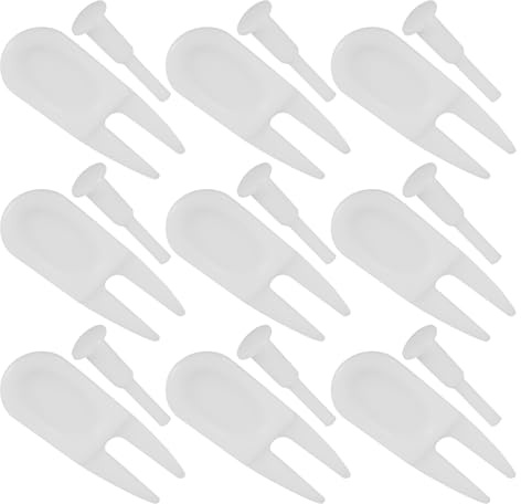 STOBAZA Kit 10 Tappi di Ricambio per Palloni Gonfiabili da Yoga, Accessori in Plastica Durevole, per Palline da Ginnastica, Kit con Perni di Chiusura Aria per Esercizi Fitness e Trasporto