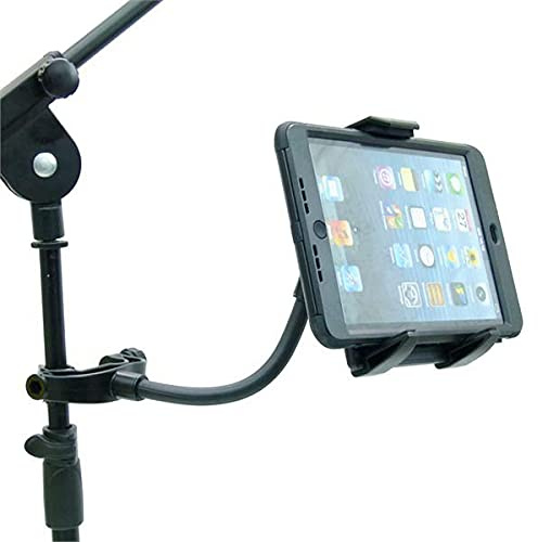 BUYBITS Quick Release Music Microphone Stand Tablet Holder for Apple iPad Mini 2019