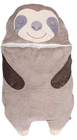 UNUS Faultier Schlafsack für Kinder, Kuscheldecke für Mädchen und Jungen, Kinderschlafsack, klein, 120x75cm
